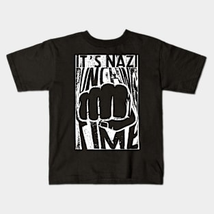 Nazi Punching Time - White Kids T-Shirt